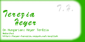 terezia heyer business card